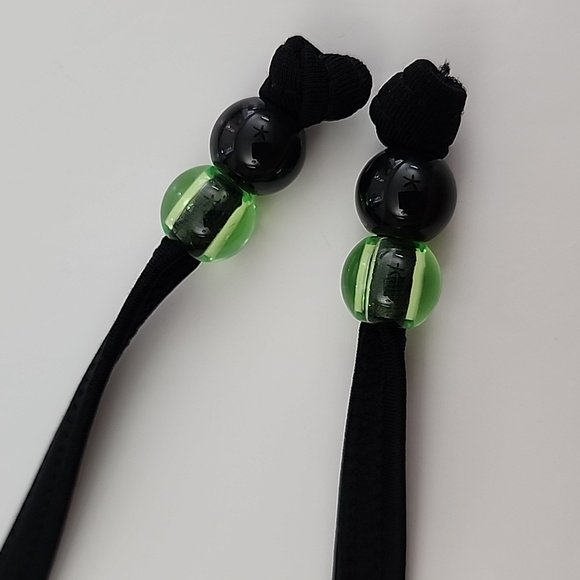 ⭐️3/ $30⭐️ La Vie en Rose Aqua Halter Bikini Top Blue Green Black Size Small - Picture 8 of 8